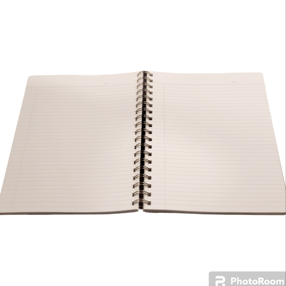 Fringe Studio Faux Leather Vegan Dark Taupe Notemark Gold Stamp Notebook Journal - Picture 3 of 9